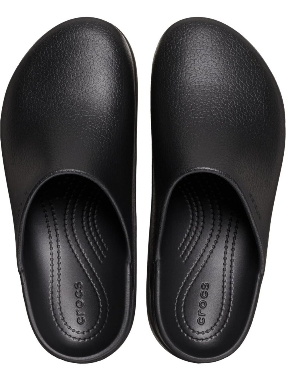 Women's Black Imported Dylan Platform Clog Chunky Pull-On Mules Slides - Picture 5 of 6